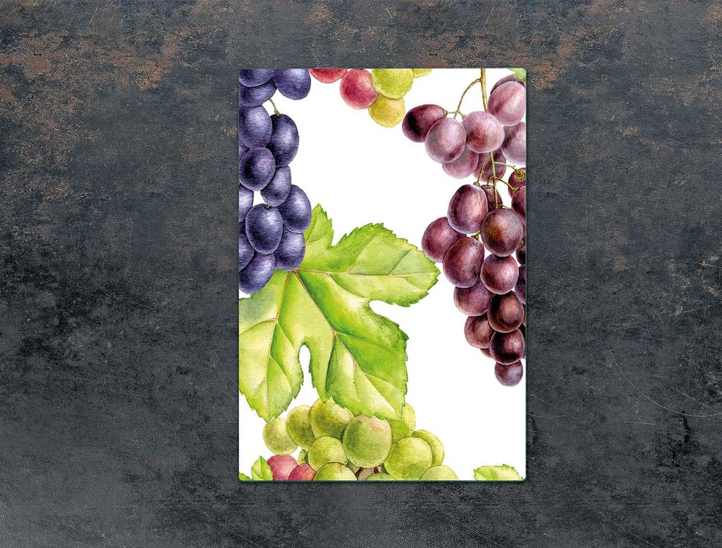 TAGLIERE IN VETRO 35x52 FRUTTA