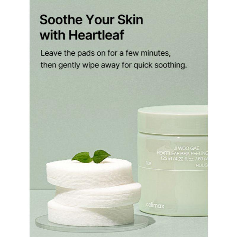 [celimax] Heartleaf BHA Peeling Pad (60ea)