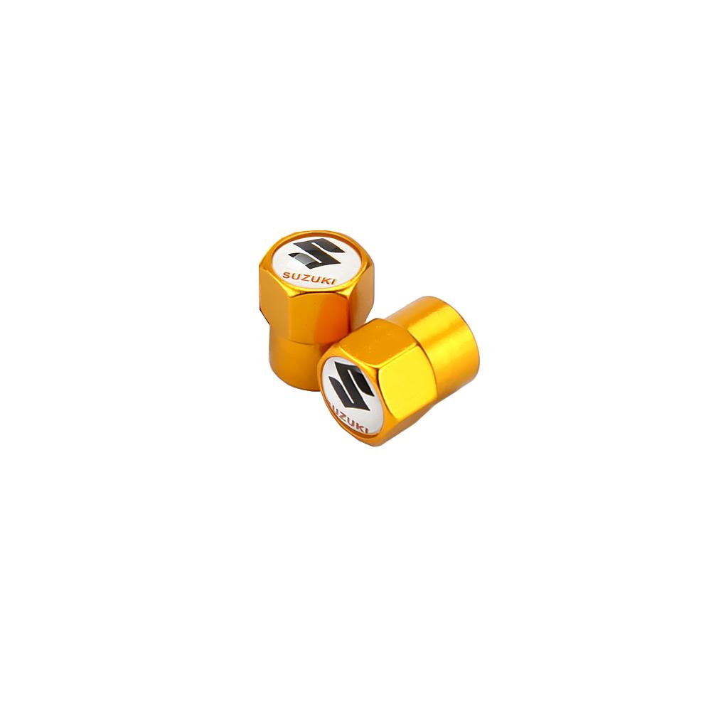 

Metal Car Tyre Valve Caps Exterior Accessorie For SUZUKI Swift SX4 s cross Jimny Samurai Vitara xl Alto Liana ignis Grand vitara 2pcs