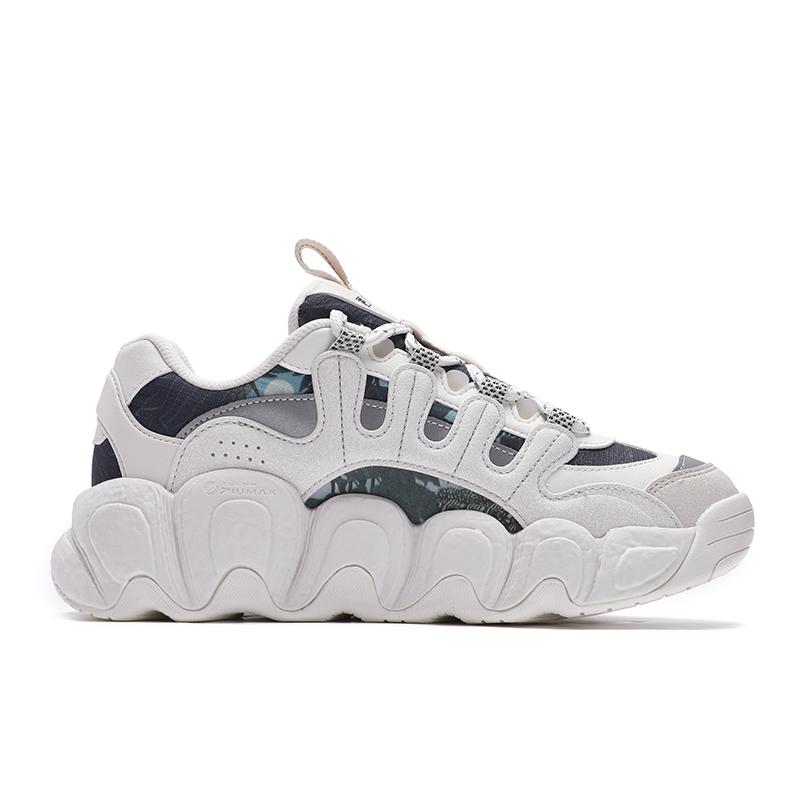 FILA Croissant Comfortable Fabric Leather Durable Low-Top Running Shoes Women sneaker White F12W441121FSB