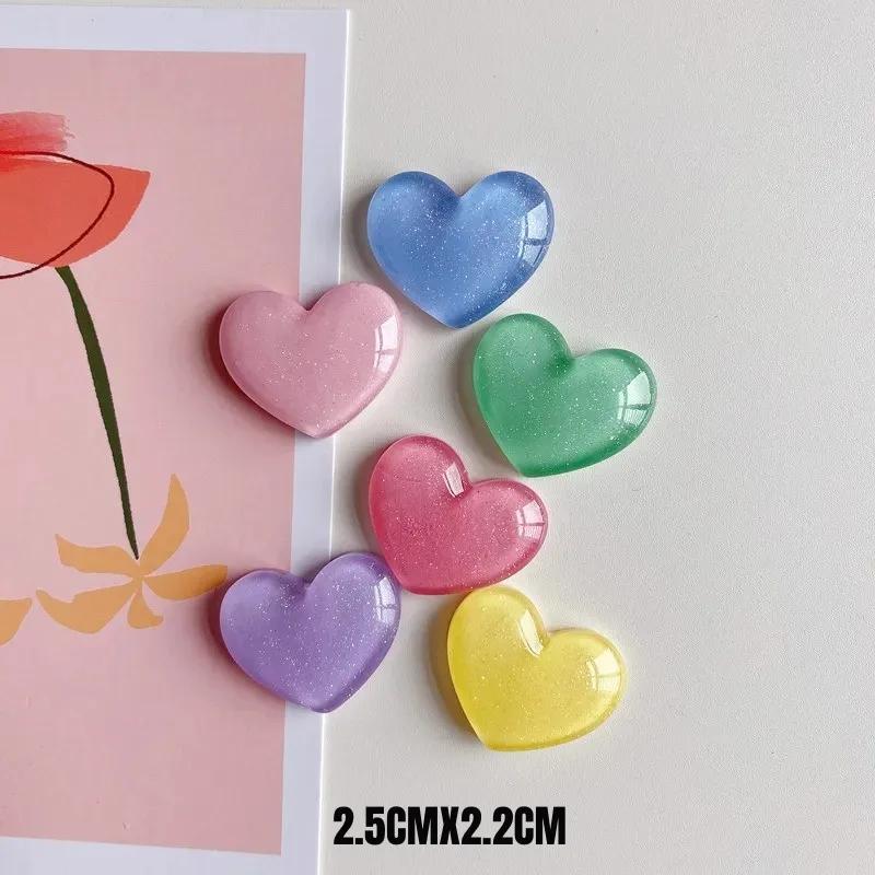 10pcs  Love Refrigerator Magnet Cute Color Cartoon Refrigerator Sticker Resin Magnetic Refrigerator Magnet Home Decor