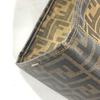 Fendi Torba Siatkowa Torba Plażowa Vintage Zucca Torba Tote z Puzderkiem Torba na Ramię Brązowa