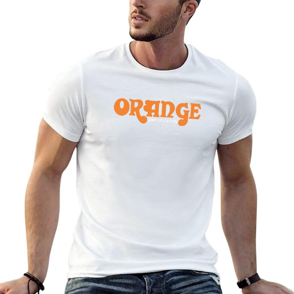 Orange Amplification Tshirt High Elasticity Sports Tee Shirt
