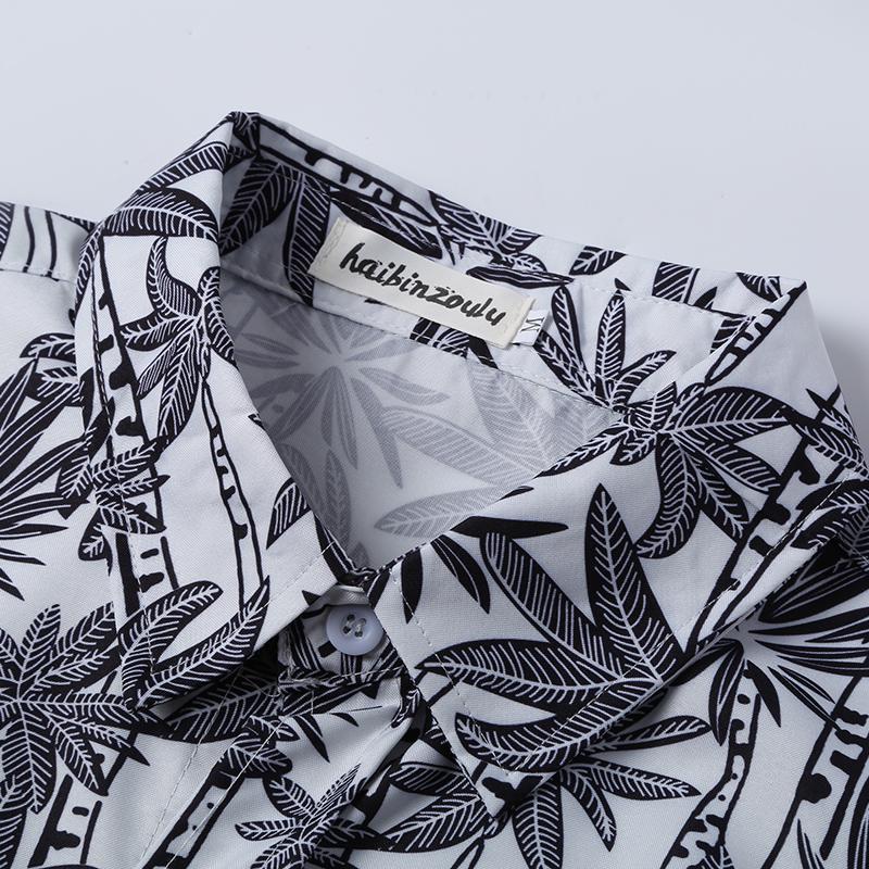Men's Floral Beach Shirt & Shorts Set - Hainan Island Print, Plus Size, Perfect for Sanya or Hawaii Travel