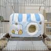 Chew-Proof Bird Sleeping Cushion Warm Winter Small Bird House Portable Parrot Warm Nest Winter
