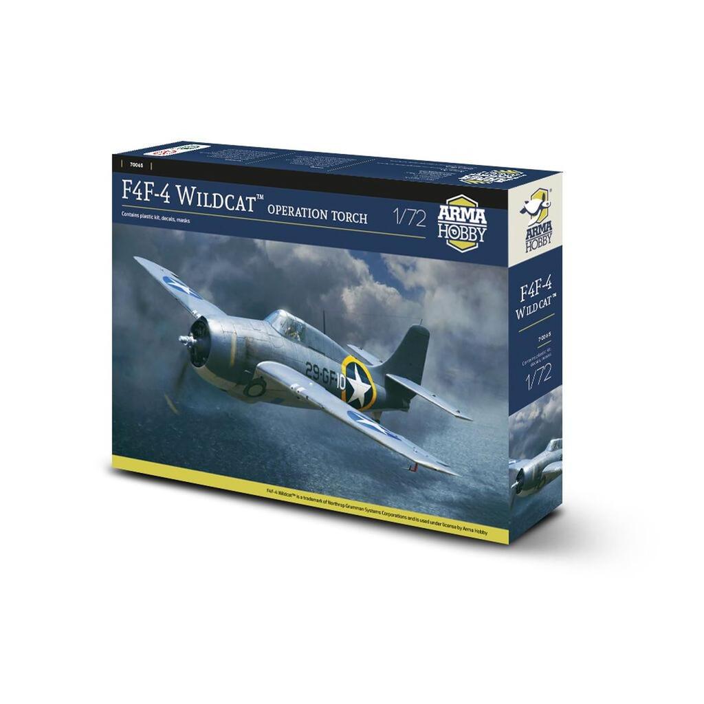 ARMA HOBBY 1/72 F4F-4 Wildcat Operation Torch Plastic Model Kit ADL70065