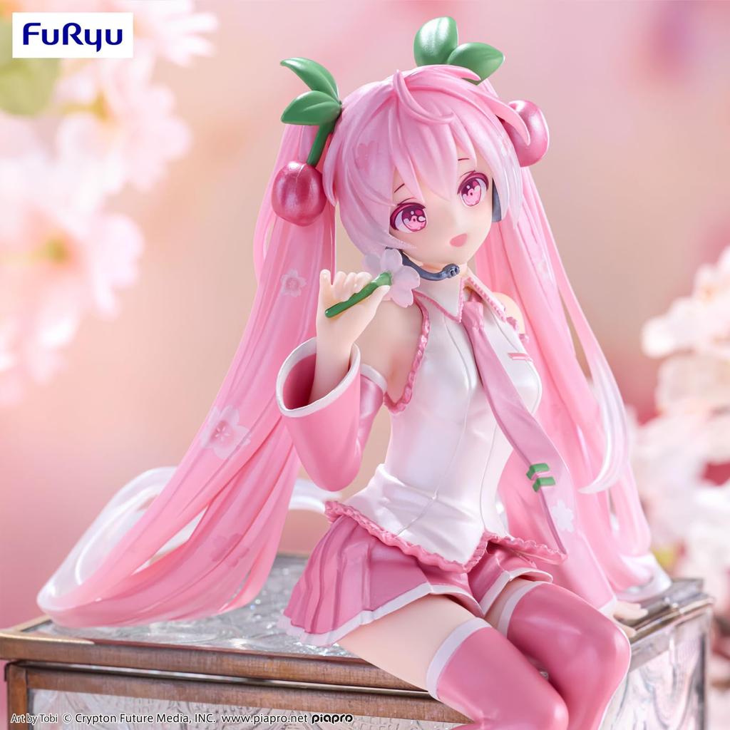 Hatsune Miku Series Noodle Stopper Figure Sakura Miku 2024 Pearl Color Ver.