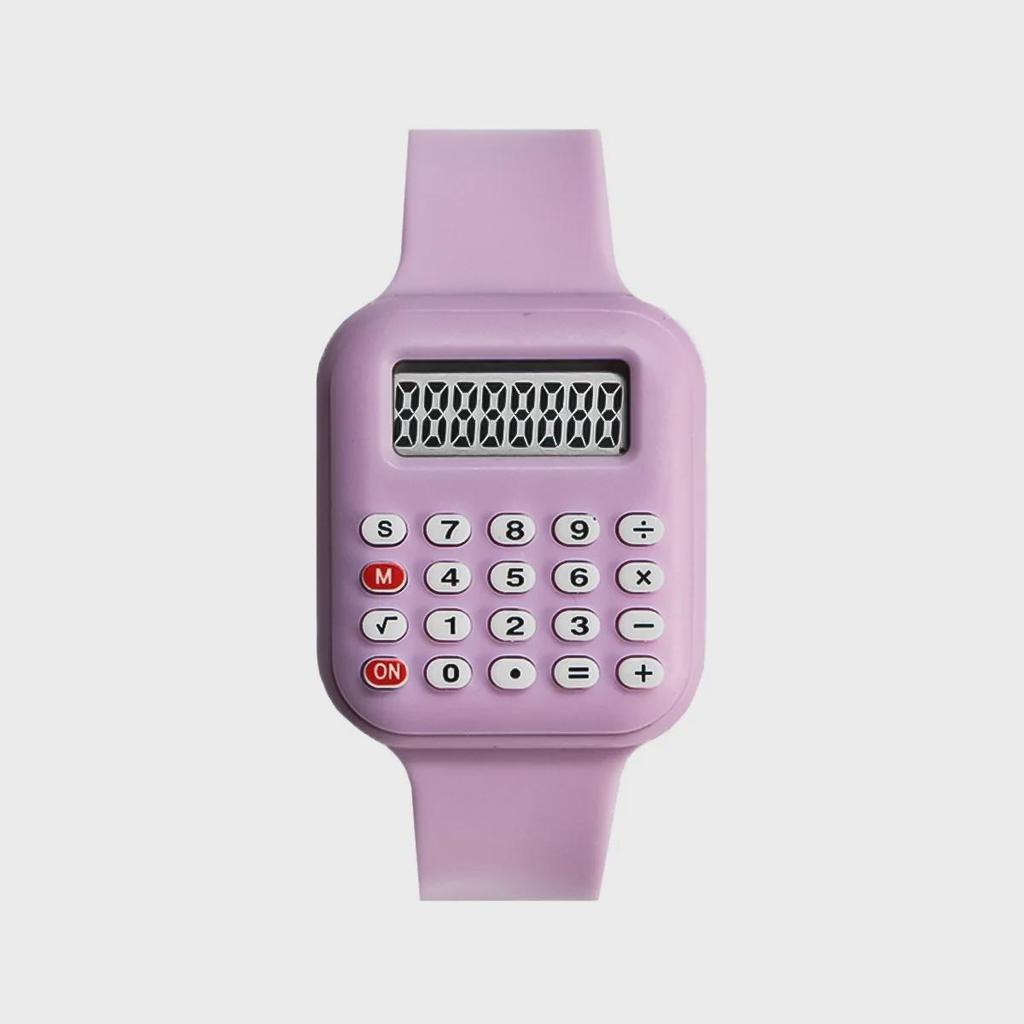 2024 New Digital Calculator Watch for Kids and Students – Date and Time Function