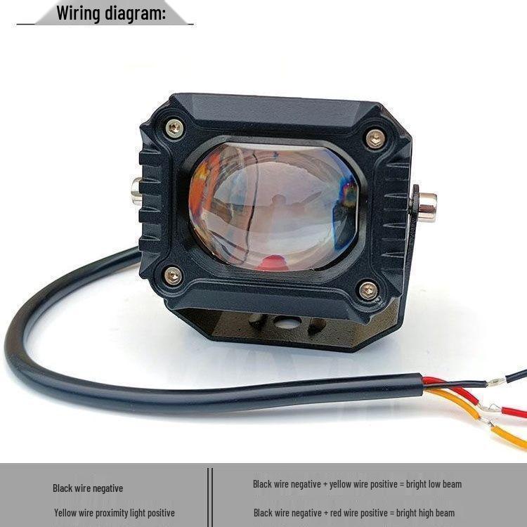 

Автомобильный светодиодный двухцветный прожектор: Комбинация дальнего/ближнего света, Желтый/Белый свет линзы для грузовиков Default Item