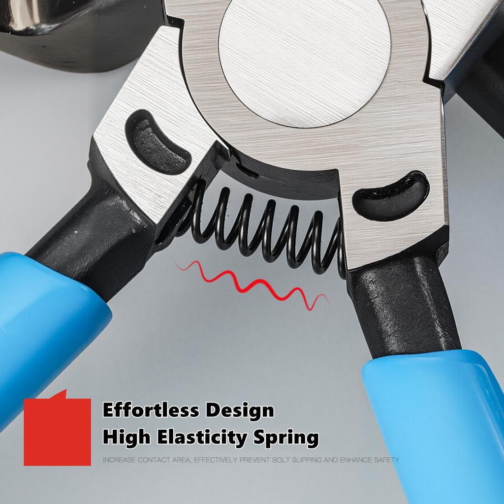 Multifunkční diagonální kleště, kleště na sponky do auta, kleště na utahování nýtů do auta, kleště na odizolování drátů, sponky, šroubovák, nástroj na odstraňování