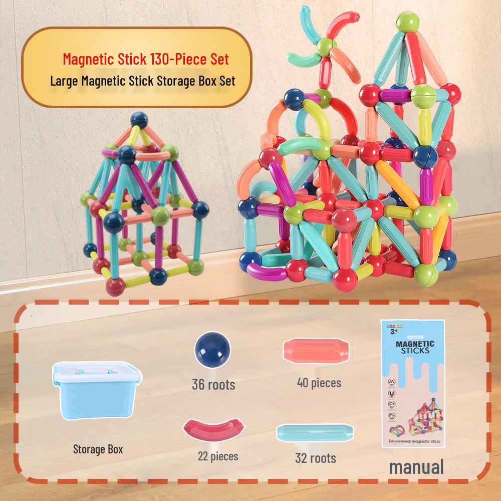 Large Magnetic Building Blocks for Children's Play and Relaxation