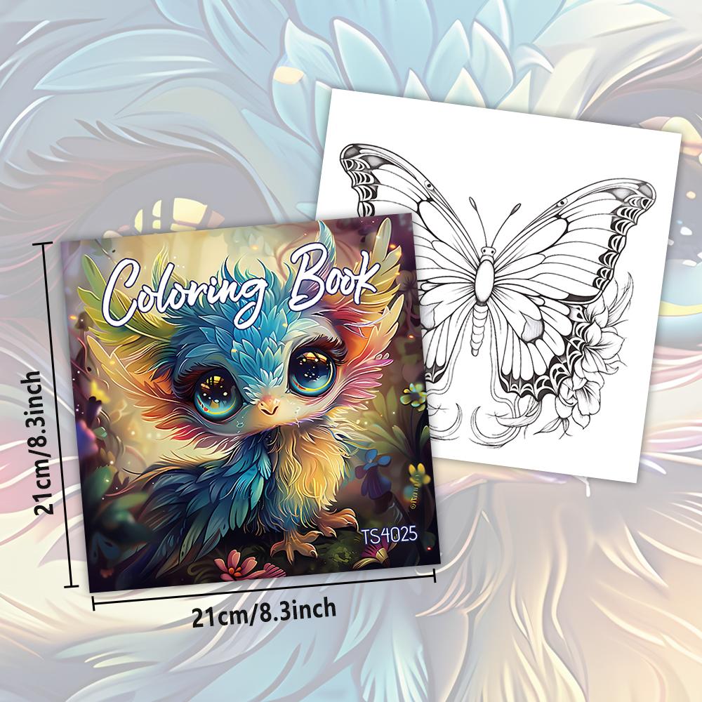 1pc, Teen Girls Coloring Book - Teen Coloring Book - 30 Sheets, 8.3x 8.3in, For Adult Stress Relief, Christmas, Halloween Gifts