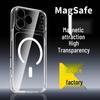 Transparente Magnetische Handyhülle für Apple 17 Pro Max - Vollständige Abdeckung, Sturzschutz und Kompatibel mit kabellosem Laden