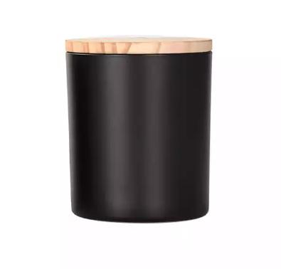 Best Selling Luxury Scented Soy Candle Creative Wood Wick Strong Scented Candle With Lid 4oz(113.40g) чёрный
