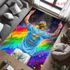 Erling Haaland Poster Teppich für Wohnzimmer Schlafzimmer Zuhause Sofa Dekoration, Kinder Spielrutschfeste Bodenmatte