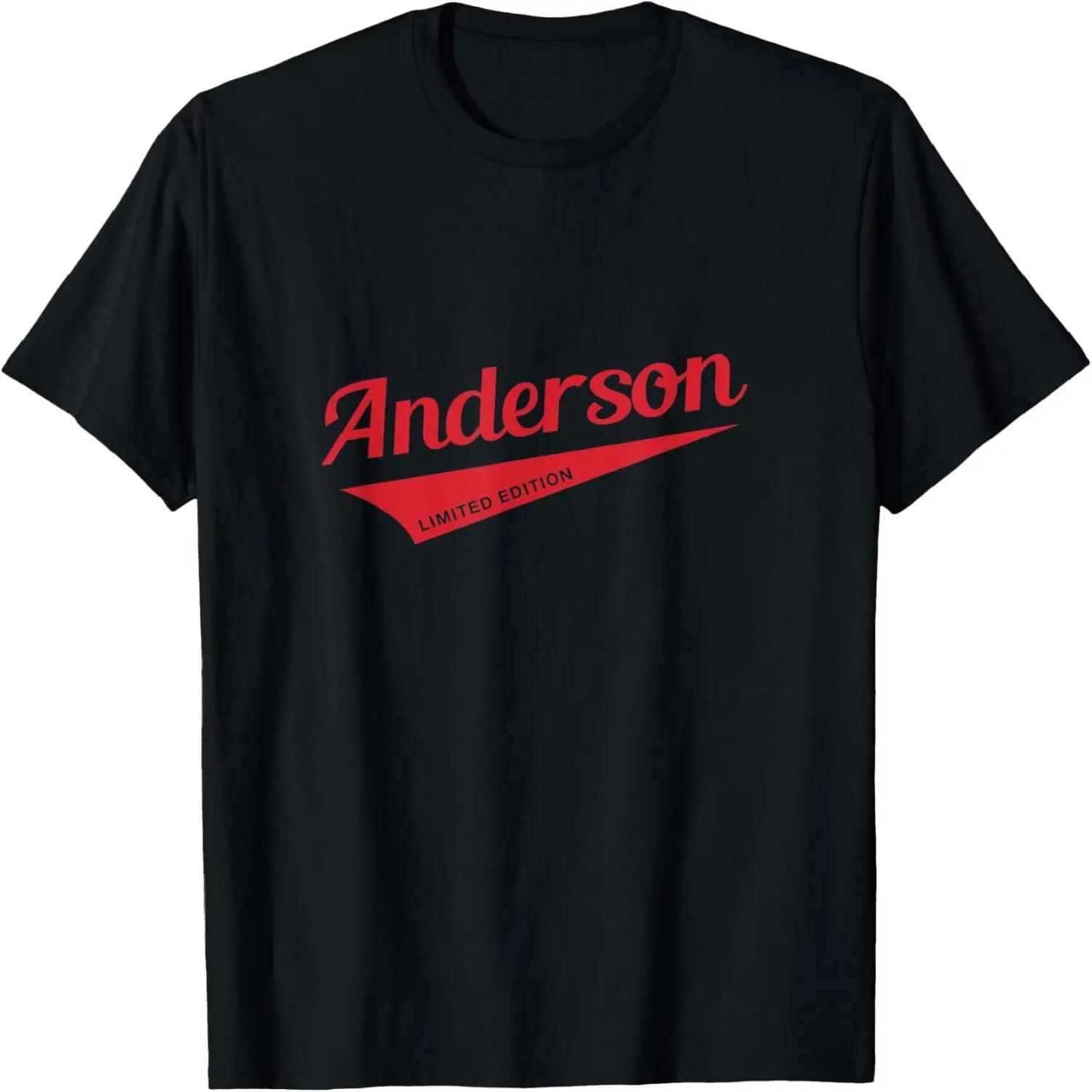 Anderson Ограниченная серия Парные рубашки Футболка с фамилией S