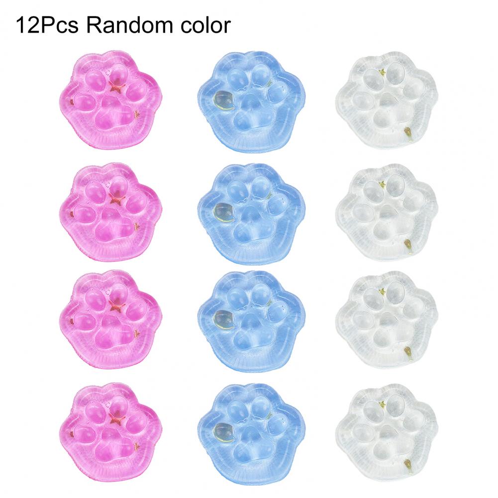 Ice Cube Squeeze Toy Transparent Squeeze Toy Stress Relief Ball Realistic Ice Cube Fidget Toy Soft Cat Paw Pinch For Adults