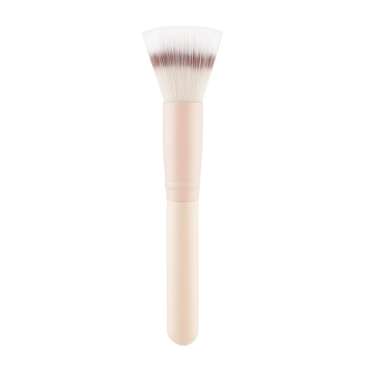 Single single point color brush Blush brush Soft bristle flat head Brightening makeup brush Multifunctional makeup tool