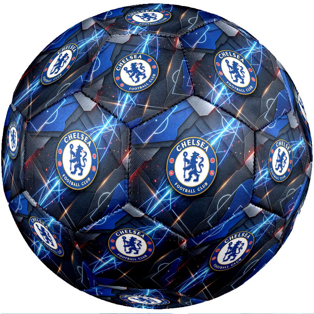 Chelsea FC Thema Fußball Ball Größe 5 Fußball Ball Weiche Haptik Professioneller Trainingsfußball für Outdoor-Sportarten