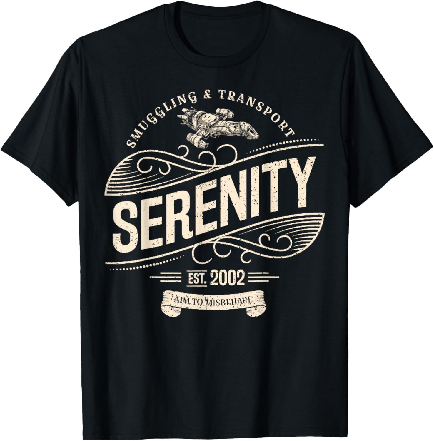 Serenity Smuggling And Transport Firefly T-Shirt S разноцветный