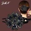 Rhinestone Duckbill Hairpin - Elegant Women's Clip for Updo