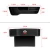 Organizador de Asiento de Coche Relleno para Huecos Portavasos Caja de Almacenamiento para Ranuras del Asiento Accesorios Para Nissan Nismo X-trail Qashqai Leaf Tiida GTR