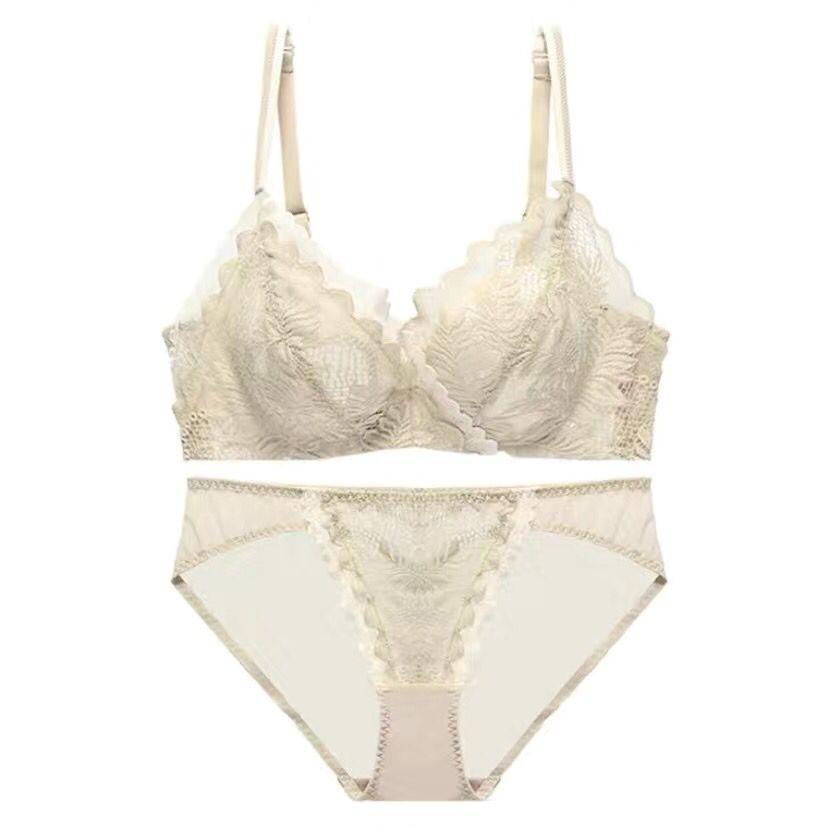 

Bra, underwear set, no empty cup, double breasts, skin-friendly, no steel ring bra. 70B