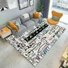 1PC Friends Movie Print Rug - Home Decoration Carpet For Living Room Bedroom Flooring Computer Chair Area Rug