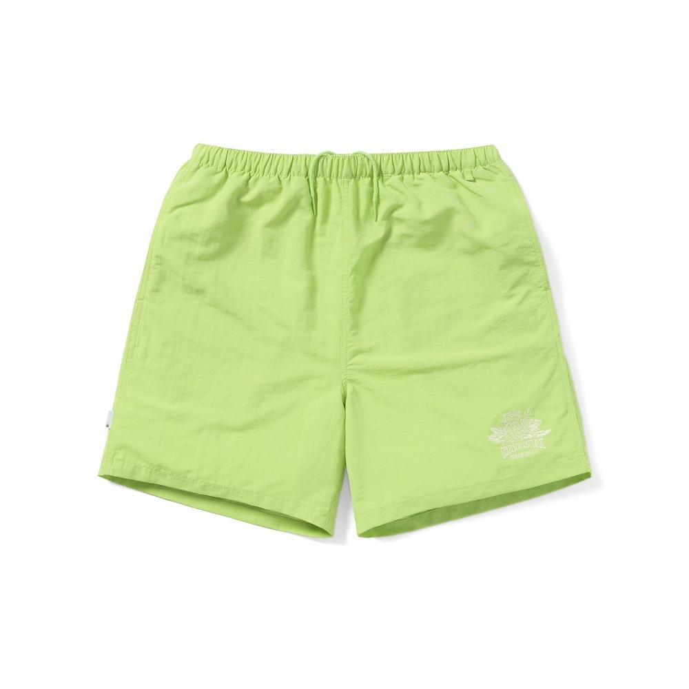 Thisisneverthat Logo Nylon Short Lime XL