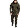 Herren Farbblock Winter Freizeit Kapuzenpullover Druck Reißverschluss Druck Jumpsuit