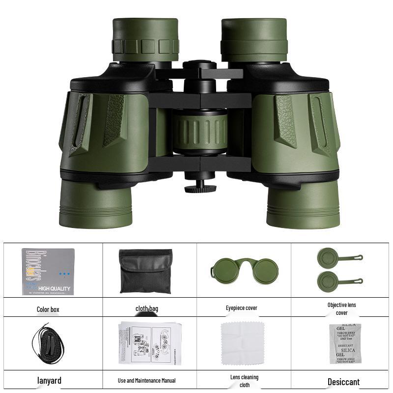 HD Professional Binoculars: High Magnification, Low Light Night Vision, Day & Night Dual Use, Handheld Rangefinder for Bee Finding