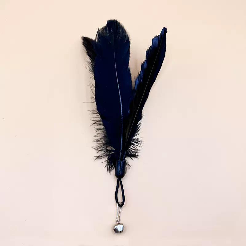 Strong Suction Cat Teaser: Feather Bell, Steel Wire Rod, Cat Head Toy