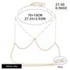 European and American accessories, pure desire chest chain, sexy spicy girl necklace, body accessories, pearl body chain, accessory sling