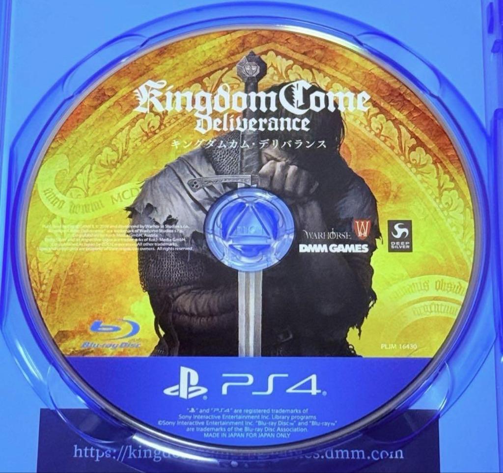 [USED] Rare PS4 Kingdom Come: Deliverance Limited Edition Box
