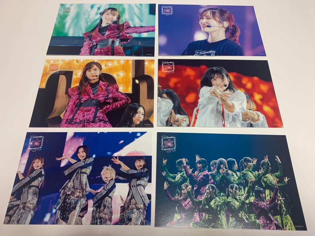 

[USED] Sakurazaka46 ADDICTION Limited Edition Bonus Postcards (6 cards) - Available for individual purchase.