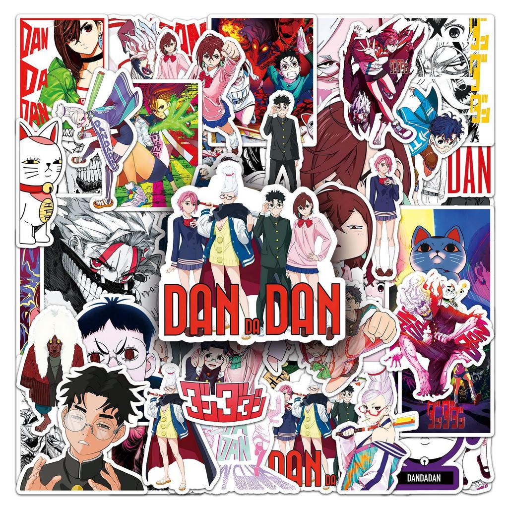 50 Bold Party Graffiti Stickers Personalized Cartoon Japanese Comics Decoration Mobile Phone Case Computer Notebook Stickers