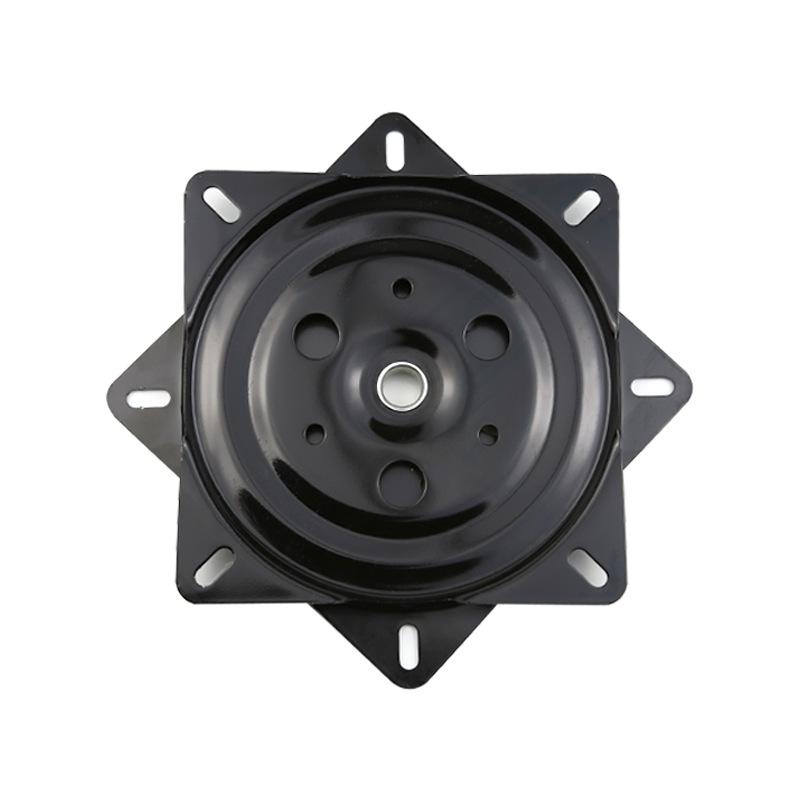 Square Black Iron Furniture Turntable Base for Chairs