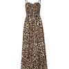 New Leopard Print Camisole V-neck Dress, High Waisted Dress, Sexy Temperament, Fashionable Long Dress