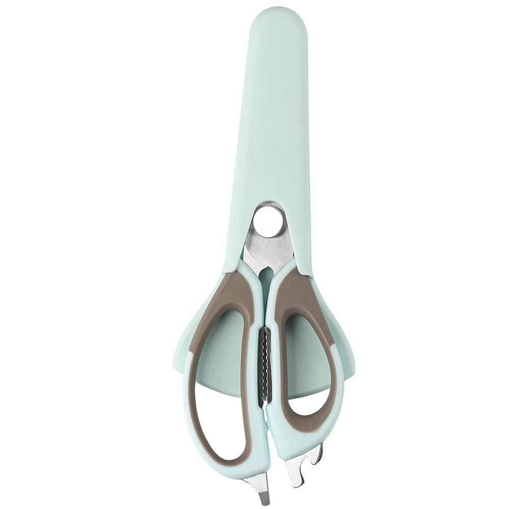 

TURWHO многофункциональные кухонные ножницы съемные открывалка для овощей и мяса бутылок нож для костей ножницы для резки курицы для домашних инструментов бирюзовый