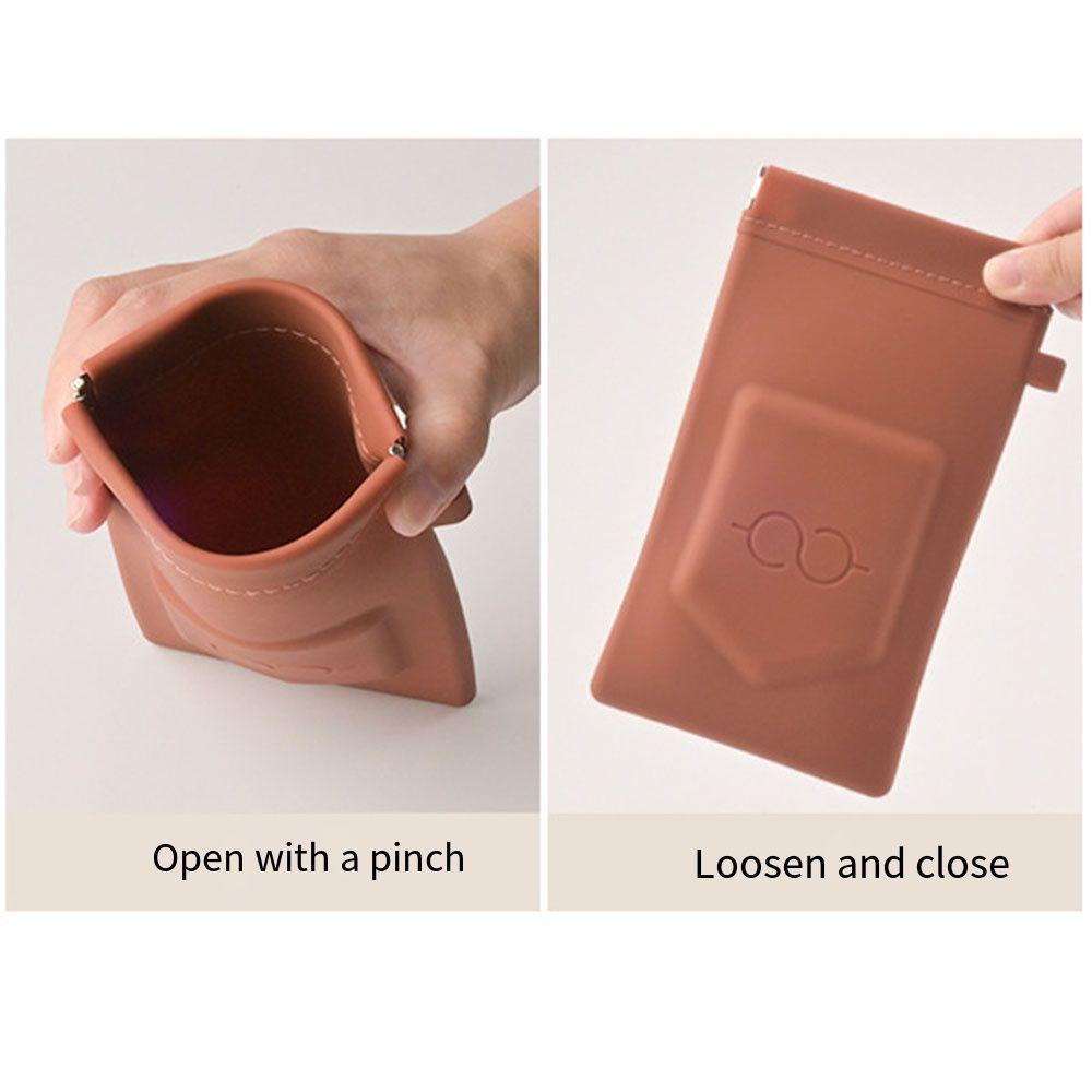 Silicone Glasses Bag Soft Eye Glasses Organizer Glasses Box Sunglasses Storage Bag  for Women