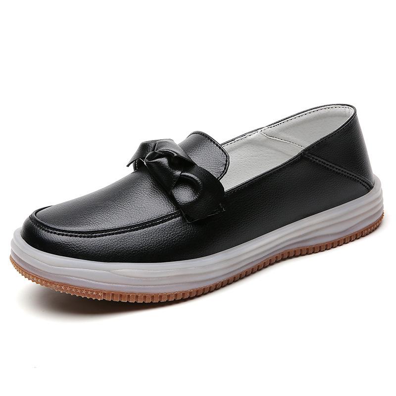 

Женские весенне-осенние ретро туфли Мэри Джейн из кожи в британском стиле 41 чёрный