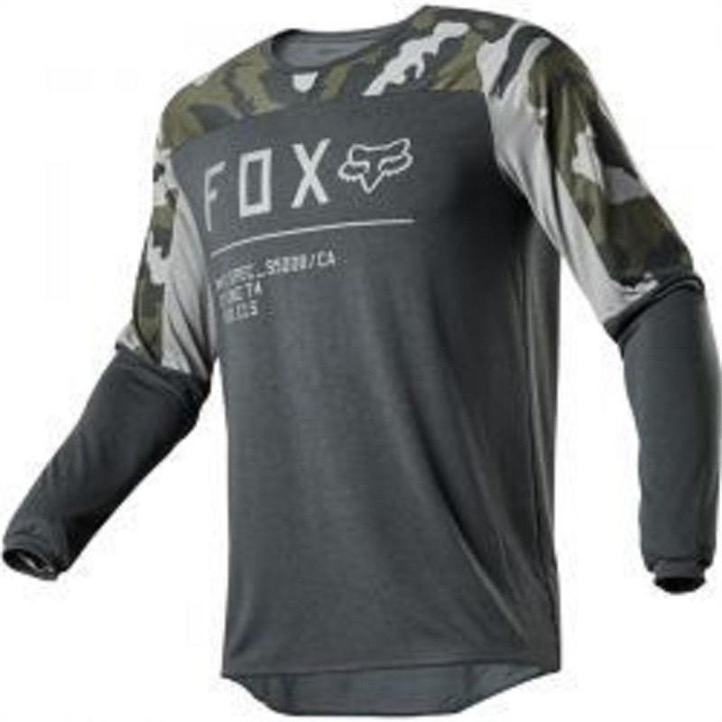 Mens Long Sleeve Cycling Jersey Mountain Bike Offroad Motorcycle Quick Dry Top