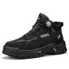 Shoes winter outdoor mountaineering thick-soled Martin boots rotating buckle retro casual non-slip wear-resistant shoes