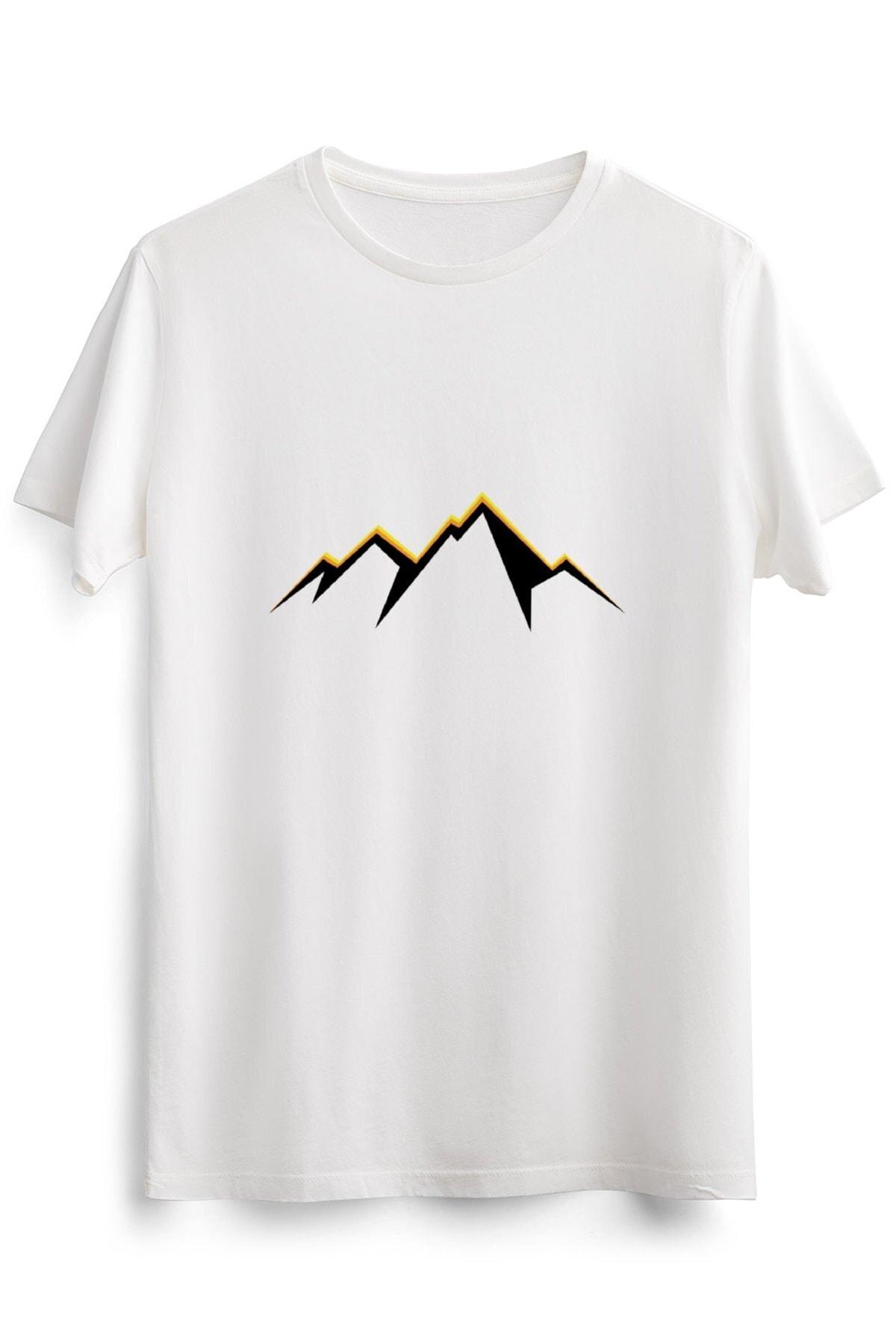 

Erkek Beyaz Mountain Abstract Sunset