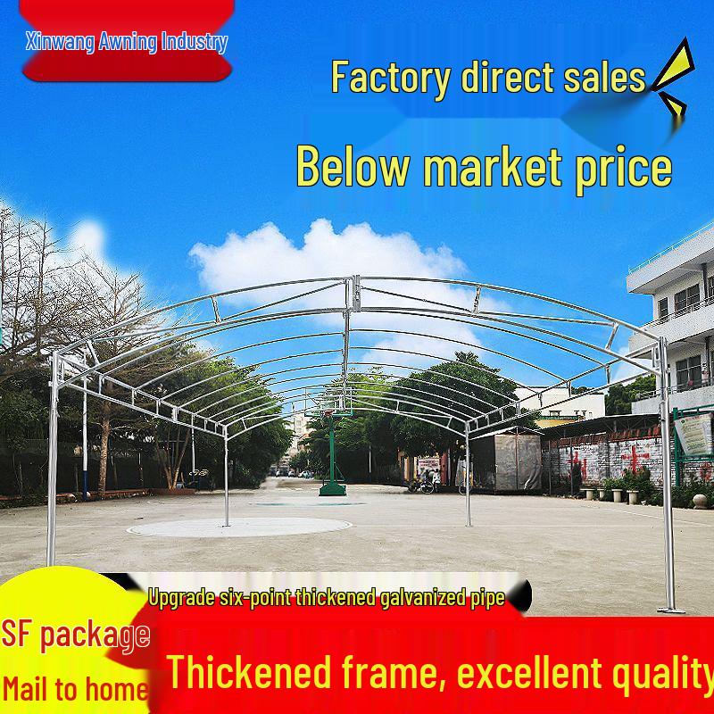 Rural Outdoor Banquet Tent: Sunshade & Rainproof Parking Shelter