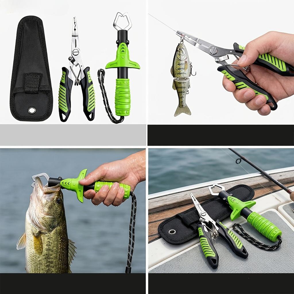 3Portable Fishing Tool Set Fishing Pliers Fish Control Device Nylon Bag Special Fishing Equipment and Tools for Outdoor Fishing