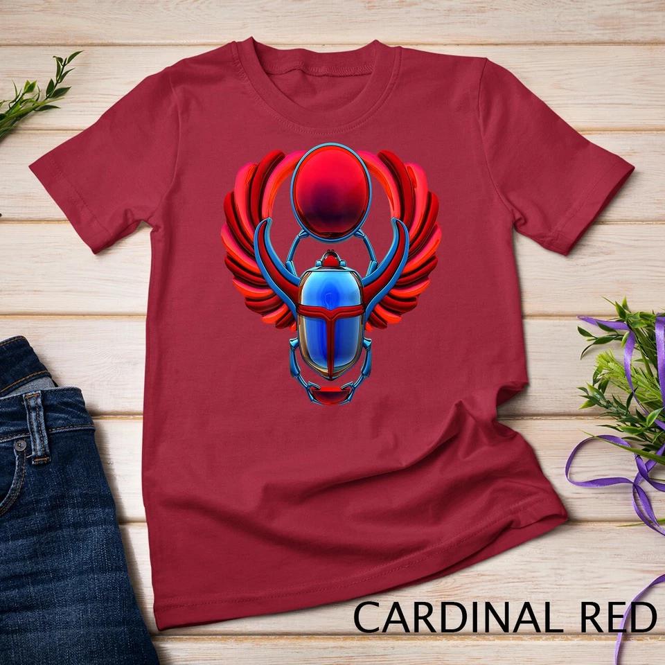 Egyptian Winged Scarab Beetle Unisex T-shirt 3 XL
