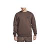 Nike Logo Letter Round Neck Long Sleeve Sweatshirt Men Sweatshirt Brown FQ8011-237