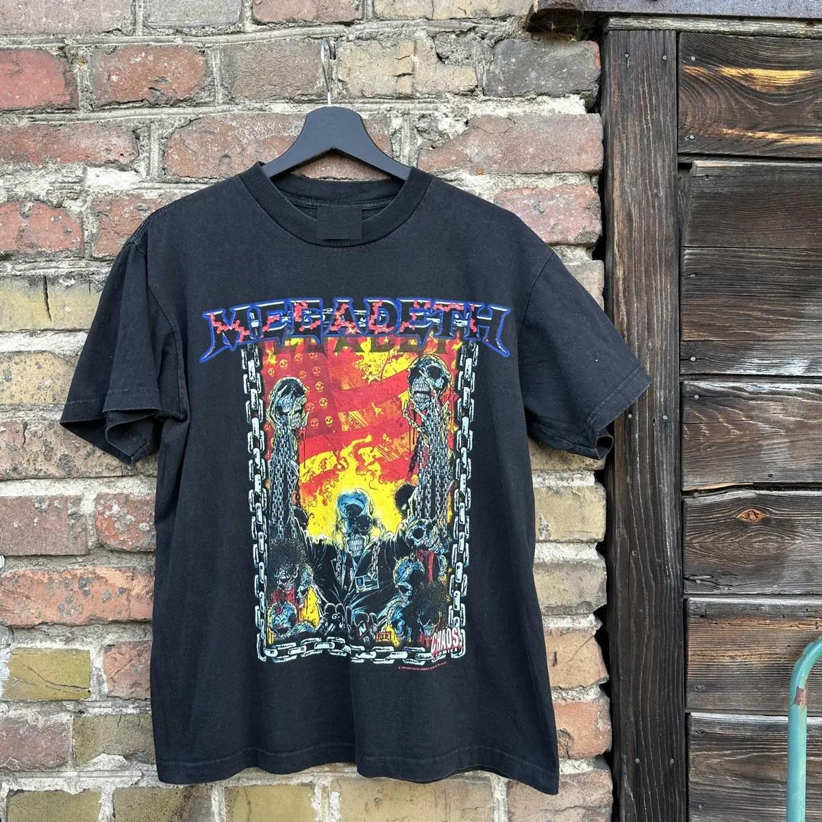 Megadeth 1998 Cryptic Writings Chaos Comics T-Shirt Rare S-5XL XXXXL