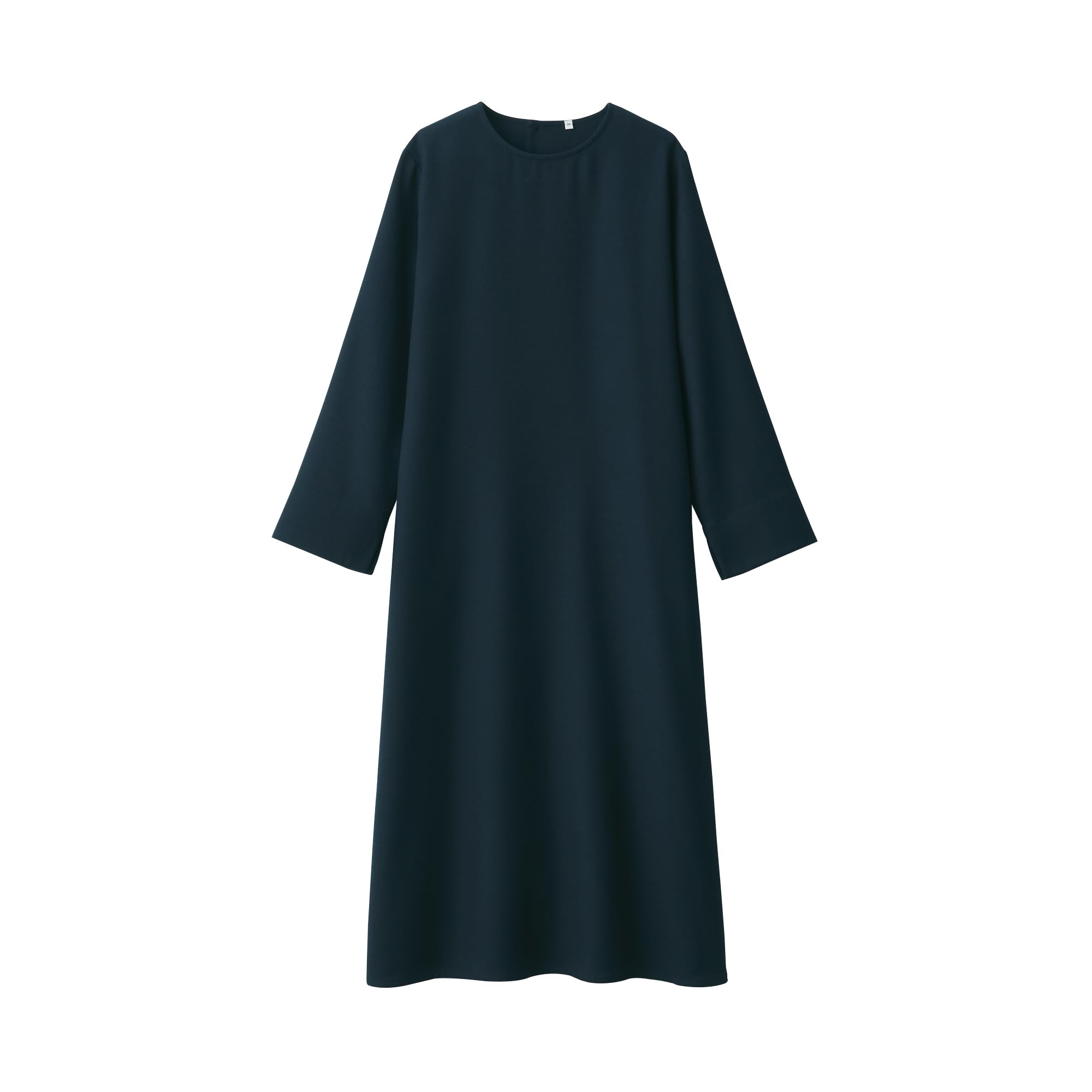 

MUJI Brushed Pullover Long Sleeve Dark Size XXL Women s Dress, Navy, BC2KSA4A, Women s